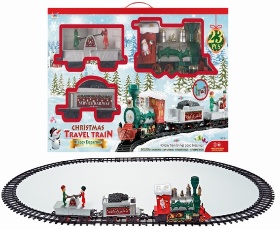 TRENSCITO DE VIA NAVIDEÑO 130CM MUSICAL