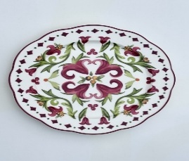 PLATO SOBREMESA 20CM PORCELANA REALI