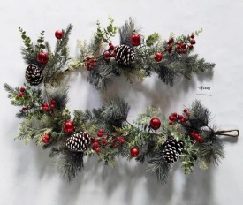 FESTAO NAVIDEÑO CON FRUTO Y PINO 153CM
