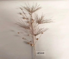 ACABAMENTO DORADO 80CM NAVIDEÑO DECORATIVO RAMA