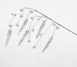 ACABAMENTO RAMA CON CRISTALES 82CM CAIRELES
