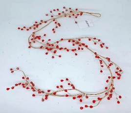 FESTAO DE FRUTOS ROJOS 120CM DECORATIVO NAVIDEÑO