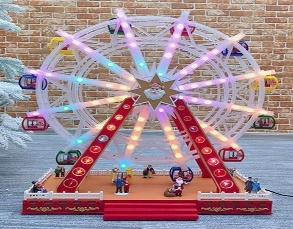 VILLA NAVIDEÑO RUEDA GIGANTE 56,5*24,5*65cm