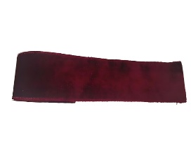 NAVIDEÑA DECORATIVA ROJO BORDO 6.3CM*9M AVELUDADO