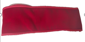 NAVIDEÑA DECORATIVA ROJO SANGRE 6.3CM*9M AVELUDADO