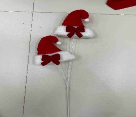 RAMA 80CM DECORATIVO NAVIDEÑO GORRA 15*16CM