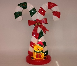 POSTE BASTO DE DULCE OSO CO LUZ LED 25.5*14*37.2CM