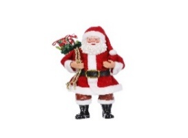 PAPA NOEL DECORATIVO NAVIDEÑO 17CM