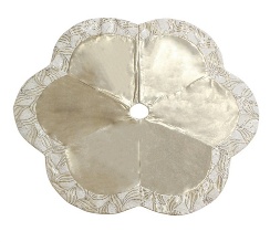 TAPETE PARA ARBOL DECORATIVO CHAMPAGNE 110CM