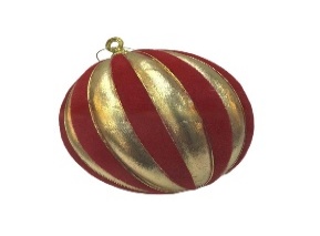 BOLA NAVIDEÑO DECORATICO 15CM 1PC CIRCUS