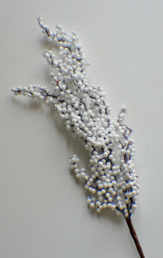 ACABAMAENTO RAMA BOLINHAS BLANCOS 64CM