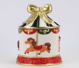 JARRA DECORATIVO NAVIDEÑO CIRCUS 17*17*28.5CM