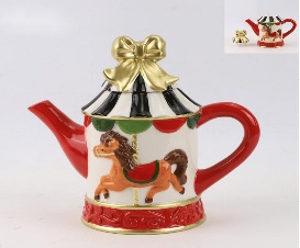 TETERA NAVIDEÑO DECORATIVO CIRCUS 21.5*12*20CM