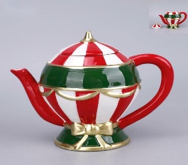 Tetera de globo aerostático 20.2*12.8*17cm CIRCUS NAVIDEÑO