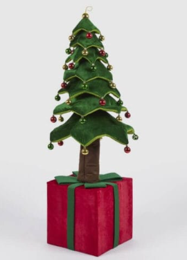 Caja de regalo de árbol de Navidad eléctrico de 45*45*110cm