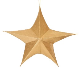 ESTRELLA DECORATIVA NAVIDEÑO 58CM