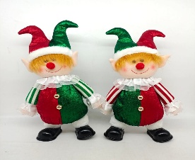 BONECO PAYASO CIRCUS DECORATIVO NAVIDEÑO 19*10*36CM