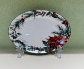PLATO PIRES PARA PAN 19CM FLOR NAVIDEÑO 2PC