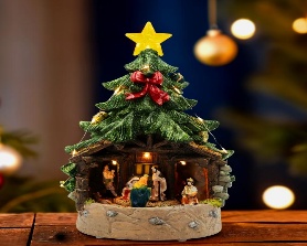 PESEBRE DE ARBOL NAVIDEÑO 19,5*19*30,3CM