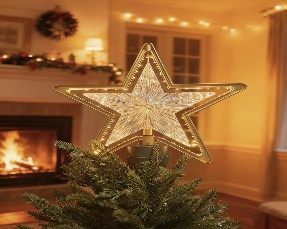PUNTERA ESTRELLA CON LUZ 31.5*7*54.5CM
