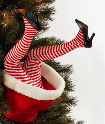 DECORATIVO NAVIDEÑO PIE DE DUENDE 14,5*13,5*41,5CM