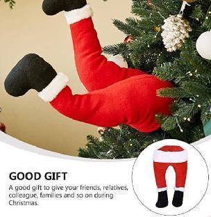 DECORATIVO NAVIDEÑO PIE DE PAPA NOEL 17*13*35CM