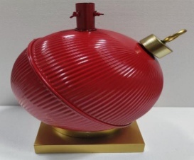 BASE DECORATIVO NAVIDEÑO PARA ARBOL EN FORMA DE BOLA 35*35*48CM