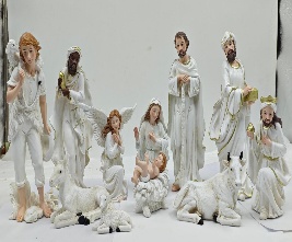 PESEBRE DECORATIVO NAVIDEÑO 11PC