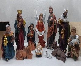 PESEBRE DECORATIVO NAVIDEÑO 11PC