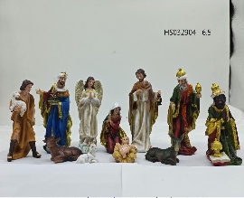 PESEBRE DECORATIVO NAVIDEÑO 11PC