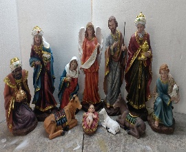 PESEBRE DECORATIVO NAVIDEÑO 11PC