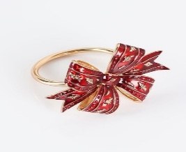 ANILLO PARA SERVILLETA LAZO NAVIDEÑO