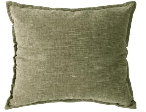 FUNDA DE ALMOHADAS 43*43CM VERDE OLIVA TIPO LINO