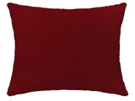 FUNDA DE ALMOHADAS 43*43CM ROJO LISO AVELUDADO