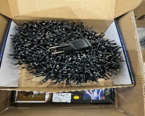 PISCA STROBO 50M 2500LAMP LED LUZ CALIDA DESTELLO CALIDO 220V CABLE VERDE