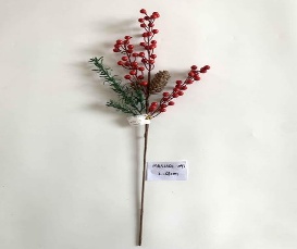 ACABAMENTO NAVIDEÑO CON FRUTO Y PINO 68CM