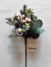 ACABAMENTO NAVIDEÑO RAMA CON FOLLAGE PINOS Y EUCALIPTO 34CM