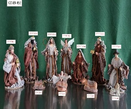 PESEBRE DECORATIVO RESINA 11PC