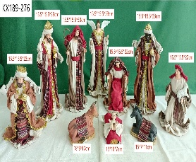 PESEBRE DECORATIVO RESINA 11PC