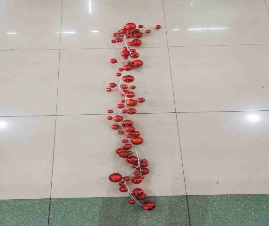 CORDON DE BOLAS NAVIDEÑOS DECORATIVO