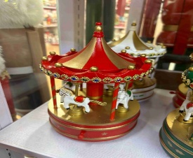 CAJA DE MUSICA CARRUSEL NAVIDEÑO