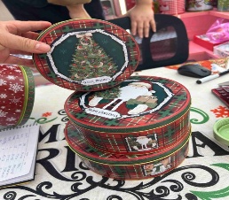 POTE DE LATA REDONDO NAVIDEÑO 2PC