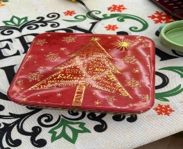 POTE DE LATA CAJA NAVIDEÑO DISEÑO ARBOL