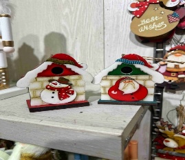 CASA COLGANTE P/PAJARITO DIS NAVIDEÑO
