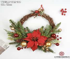 GUIRNALDA DECORATIVO NAVIDEÑO CON GALHOS SECOS