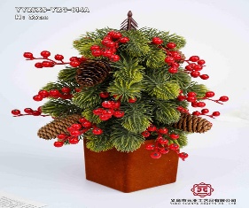 ARBOL NAVIDEÑO DE MESA CON MACETA