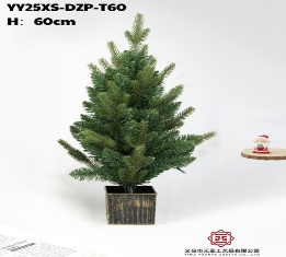 ARBOL NAVIDEÑO DE MESA CON MACETA