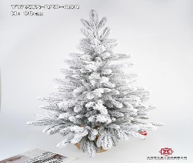 ARBOL NAVIDEÑO DE MESA CON MACETA