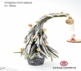 ARBOL NAVIDEÑO DE MESA CON MACETA