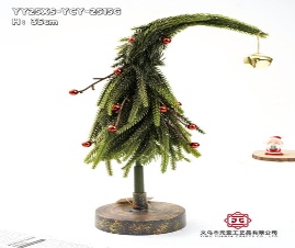 ARBOL NAVIDEÑO DE MESA CON MACETA